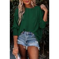 Azura Exchange Smocked Wrist Shift Top - L