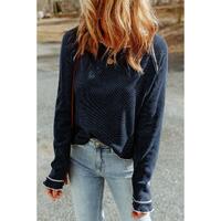 Azura Exchange Textured Long Sleeve Top - M