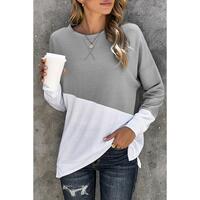 Azura Exchange Patchwork Dropped Shoulder Sweatshirt - L