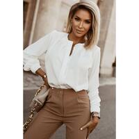 Azura Exchange Gathered Cuff Shirt - M