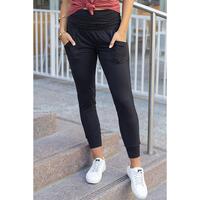 Azura Exchange Pleated Pocket Leggings - XL