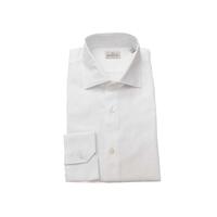 Bagutta Men&#39;s White Cotton Shirt - 2XL