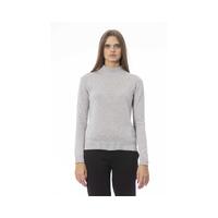 Baldinini Trend Women&#39;s Gray Fabric Sweater - M