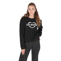 Cotton Sweatshirt with Inlay - 42 EU