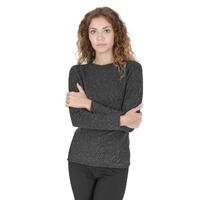 Crown of Edinburgh Cashmere Women&#39;s Premium Cashmere Boatneck Sweater in Grigio Ferro - L