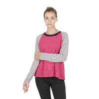 Crown of Edinburgh Cashmere Women&#39;s Round Neck Cashmere Sweater in Multicolor - 40 EU