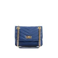 V Italia by Versace 1969 abbigliamento sportivo srl Women&#39;s Blue Leather Handbag in Blue - One Size
