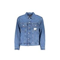 Calvin Klein Men&#39;s Blue Cotton Jacket - XL