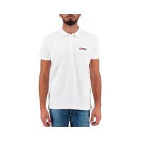 Diesel Men&#39;s White Cotton Polo Shirt - XL