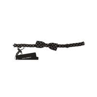 Exclusive Dolce &amp; Gabbana Polka Dot Silk Bow Tie One Size Men