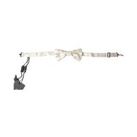 Dolce &amp; Gabbana Men&#39;s Ivory Fantasy Pattern Adjustable Neck Papillon Bow Tie - One Size