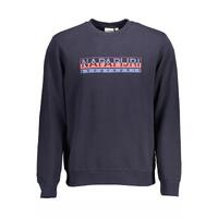 Napapijri Men&#39;s Blue Cotton Sweater - 2XL