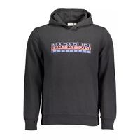 Napapijri Men&#39;s Black Cotton Sweater - 2XL