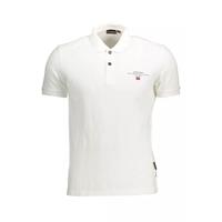 Napapijri Men&#39;s White Cotton Polo Shirt - 2XL