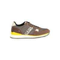 Napapijri Men&#39;s Brown Polyester Sneaker - 43 EU