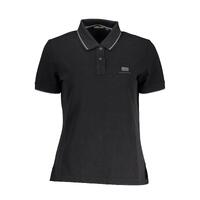 Napapijri Men&#39;s Black Cotton Polo Shirt - M