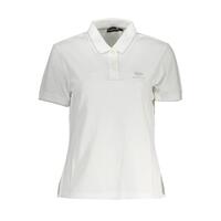 Napapijri Men&#39;s White Cotton Polo Shirt - S