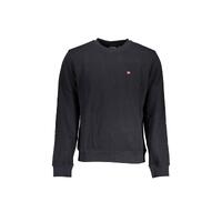 Napapijri Men&#39;s Black Cotton Sweater - S
