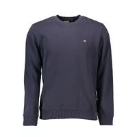 Napapijri Men&#39;s Blue Cotton Sweater - M