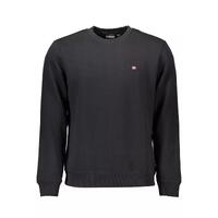 Napapijri Men&#39;s Black Cotton Sweater - S