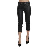 New GALLIANO Mid Waist Slim Leg Cropped Jeans W28 US Women