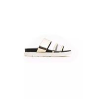 Rhinestone Low Sandal with Double Straps 3.5 cm Heel 38 EU Women