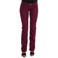 Costume National Women&#39;s Red Wash Cotton Stretch Denim Jeans - W26 US