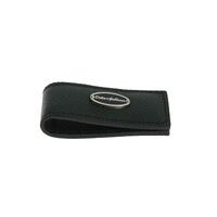 Authentic Dolce &amp; Gabbana Green Leather Money Bar Clip One Size Men