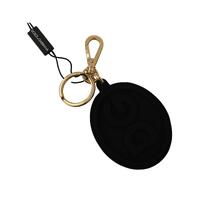 Dolce &amp; Gabbana Keychains &amp; Bag Charms with Logo Black/Gold One Size Men