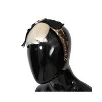 Dolce &amp; Gabbana Crystal and White Hair Diadem Headband One Size Women