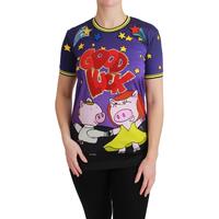 Gorgeous Dolce &amp; Gabbana Year of the Pig 2019 T-shirt 36 IT Women