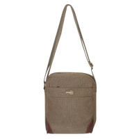 FIB Explorer Canvas Cross Body Travel Bag - Khaki