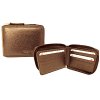 Futura Leather Zip Around Mens Genuine Leather Wallet w/ RFID Protection - Tan