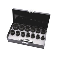 14pcs Wurth 1/2&quot; Spiral Twist Socket Nut Set Kit Ratchet Wrench