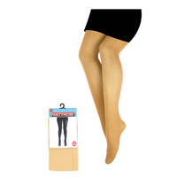 PANTYHOSE Tights Stockings Hosiery Womens Ladies Plain Colours - Beige - One Size Fits Most