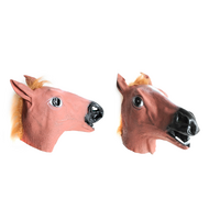 Horse Head Face Mask Halloween Latex Rubber Costume Party
