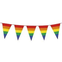 3.6m RAINBOW BUNTING FLAG Party Banner Birthday Triangle Flags Decor Pride