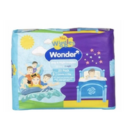 Wonder Pk25 the Wiggles Day &amp; Night Nappies Diapers Crawler 6 - 11 Kg Size 3