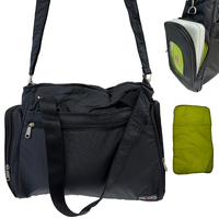 FIB Baby Nappy Bag Diaper Maternity Milk Mummy Changing Travel Tote - Black