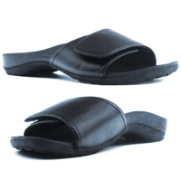 Axign Orthotic Slides Slip On Thongs Slippers Flip Flops - Black - EUR 40 (Mens UK7/Ladies US9)