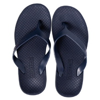 ARCHLINE Flip Flops Orthotic Thongs Arch Support Shoes Footwear - Navy - EUR 39