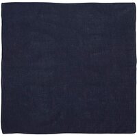BANDANA Paisley 100% COTTON Head Wrap Durag Bandanna Summer Biker Scarf Mask - Navy Blue (Plain)