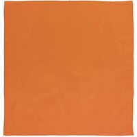 BANDANA Paisley 100% COTTON Head Wrap Durag Bandanna Summer Biker Scarf Mask - Orange (Plain)