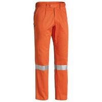 Bisley 3M Taped Original Work Pants Trousers - Orange - 87 Regular