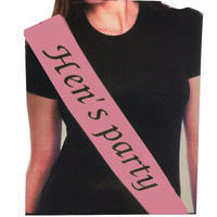 Hen&#39;s Night Bridal Sash Bride Happy Birthday 18th 21st Party Night Girls