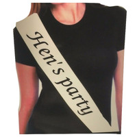 Hen&#39;s Night Bridal Sash Bride Happy Birthday 18th 21st Party Night Girls