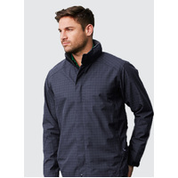 Mens Quantum Windproof Jacket Coat Winter Blazer with Hood - Graphite - 3XL