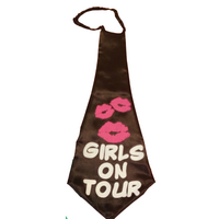 Jumbo Hen&#39;s Night Neck Tie Fun Party Costume Dress Up Girls Night  Black