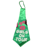 Jumbo Hen&#39;s Night Neck Tie Fun Party Costume Dress Up Girls Night Green