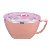 900ml Stainless Steel Instant Noodle Solid Bowl Korean Mi Goreng w Lid &amp; Handle